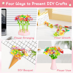 PIGETALE long flower branches in a crafting setup