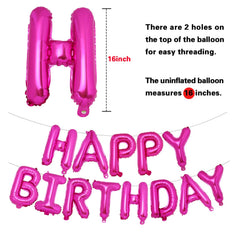 PIGETALE pink birthday decor setup creates a bold backdrop.