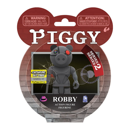 PIGGY Robby Series 2 3.5-inch action figure with poseable joints for display and play.