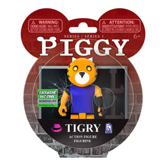 PIGGY Tigry action figure poseable for dynamic posing and display.