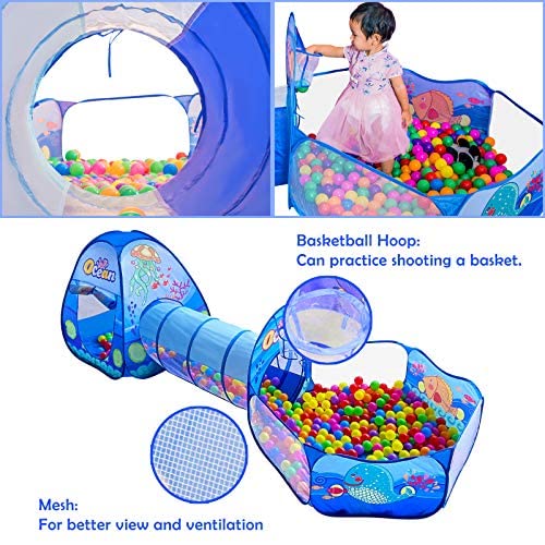 PigPigPen ball pit offers colorful play and toy storage space