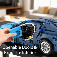 PIKARO model interior and engine hood with intricate detailing.