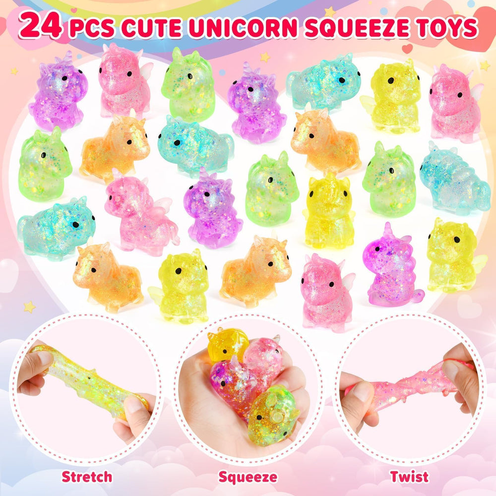 Pikebu soft non toxic unicorns provide safe squeezable sensory play