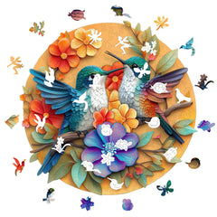 Pikoqunc hummingbird puzzle gift-ready for relaxing evenings