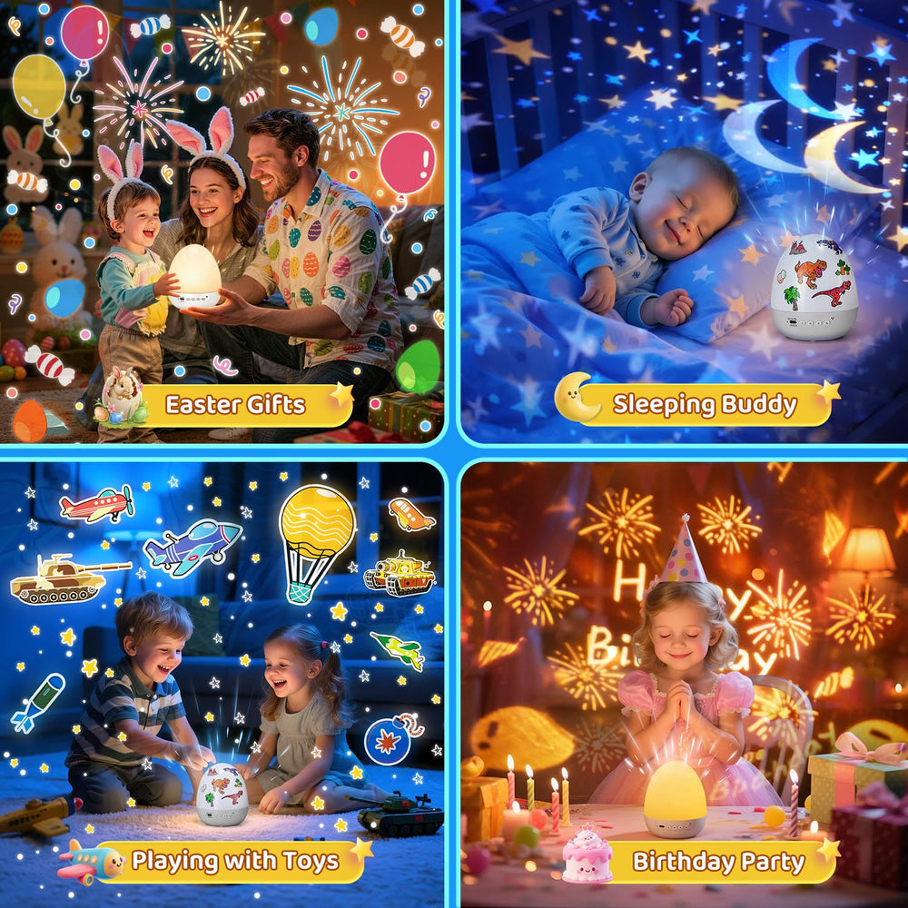 PIKOY 360-degree rotation keeps projections lively and engaging