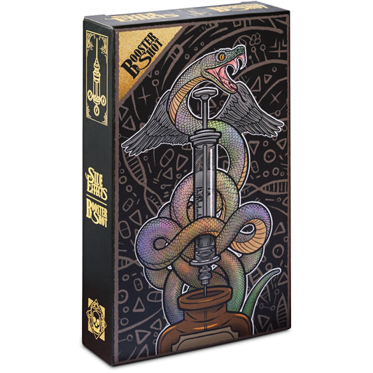 Pillbox Games Side Effects Booster Shot action cards boost tactical depth for engaging sessions.