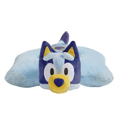 Pillow Pets Bluey Sleeptime Lite nightlight in action projecting colorful stars