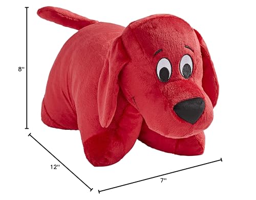 16-inch pillow form revealed when you unzip Clifford's belly