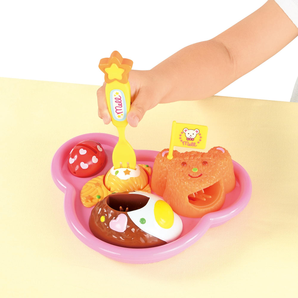 Pilot Ink Mel Chan care parts kids plate in use demonstrates family-friendly dining setup possibilities.
