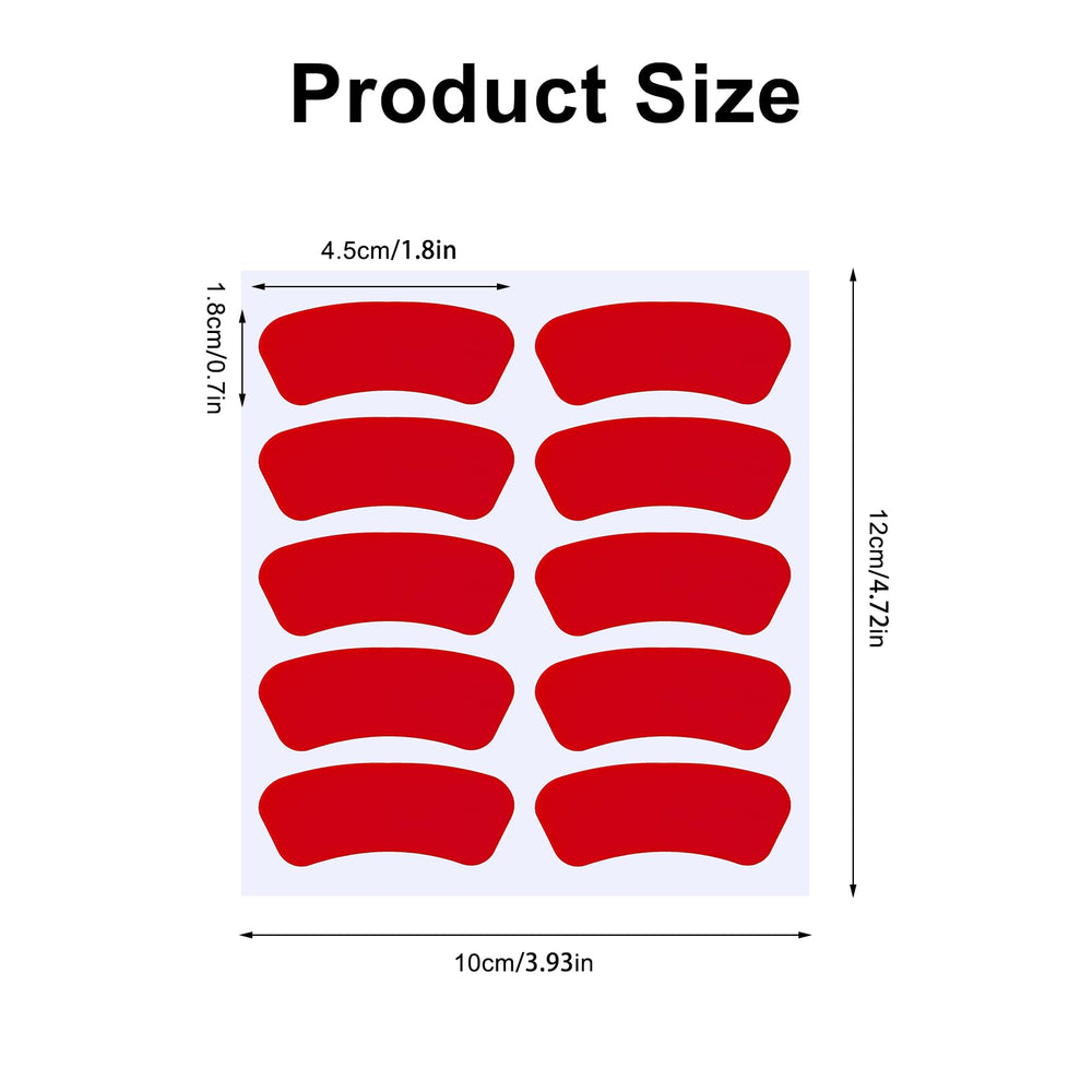 Pimoys red eye black stickers package back shows sheet format for easy use