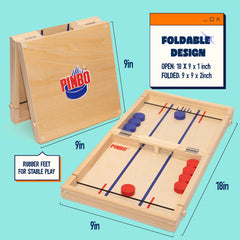 Pinbo reinforced hinges ensure durable, long-lasting play