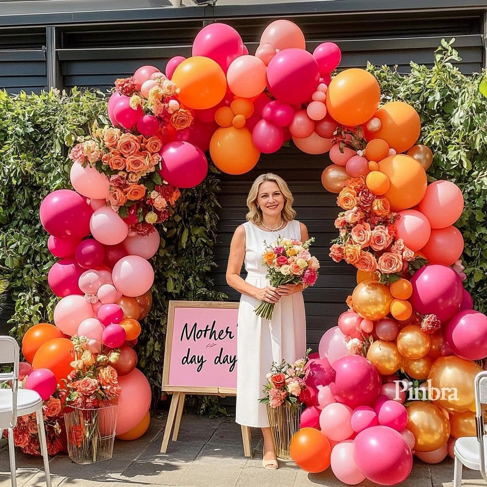 Pinbra balloon strip and ribbon included for quick setup