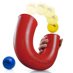 Pindaloo original skill game with two balls inside the red tube for all ages.