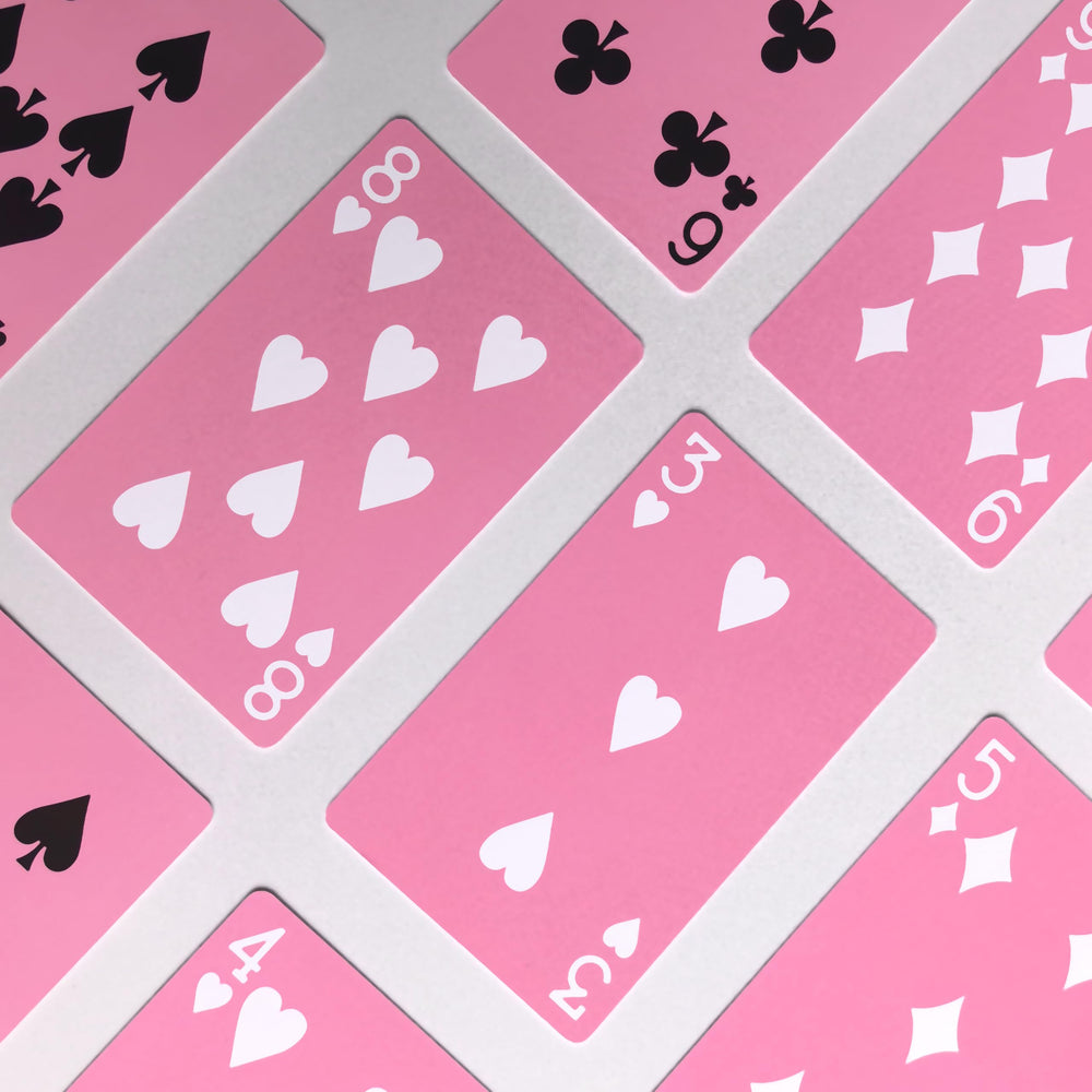 Pink Playing Cards design sparks conversation at parties