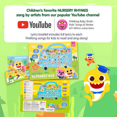 Pinkfong Baby Shark ABC Bus plays songs to support listening skills.