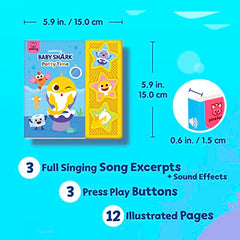 Pinkfong Baby Shark Potty Time buttons panel engages toddlers with interactive learning.