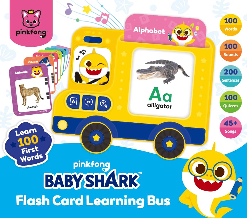 Pinkfong Baby Shark Storybook Interactive; supports early reading with engaging sounds.