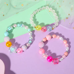 PinkSheep multicolor bead texture shown for everyday outfits.