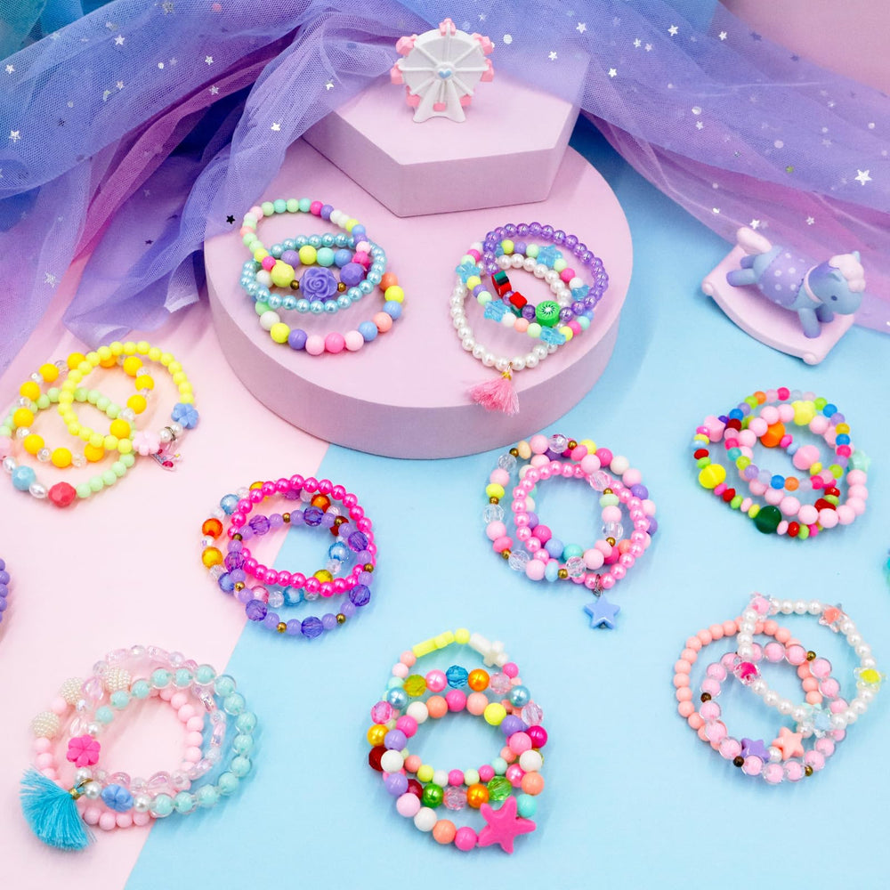 PinkSheep bracelets ideal for birthdays, Easter, and classroom dress-up activities.