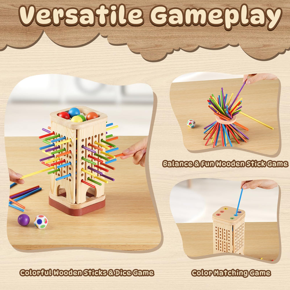 Pinshoon natural wood material offers durability and eco-friendly construction.
