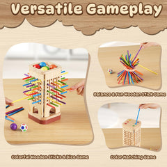 Pinshoon natural wood material offers durability and eco-friendly construction.