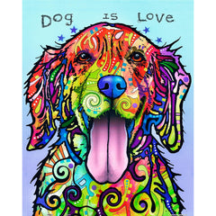 Pintoo Dog is Love 500-piece puzzle by Dean Russo, ideal for cozy family evenings.