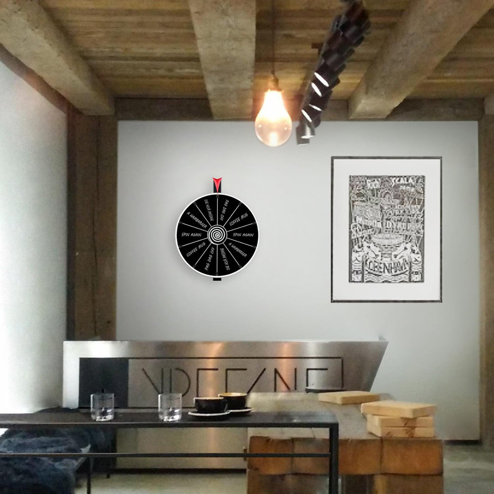 Pionites fast-assembly prize wheel ready in about a minute.
