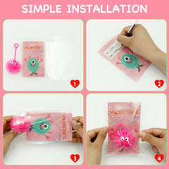 PIONJOY classroom-friendly Valentine's set as engaging prizes.