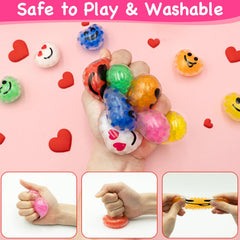 PIONJOY stress ball close-up showing soft, stretchy tactile fun.