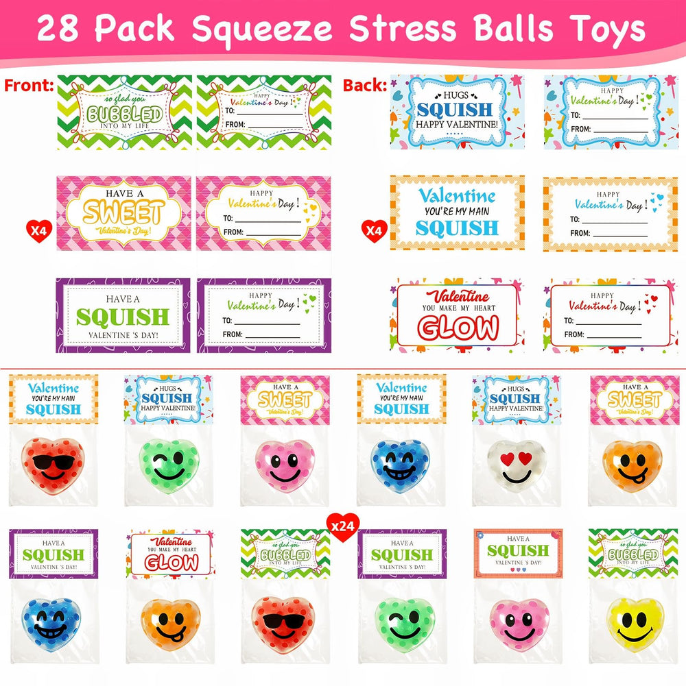 PIONJOY valentine cards 28 designs, easy for kids to sign and personalize.