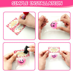 PIONJOY complete Valentine kit, great for party favors and prizes.