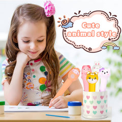 Pipigaty corn-shaped squishy pen adds playful notes to notes and drawings