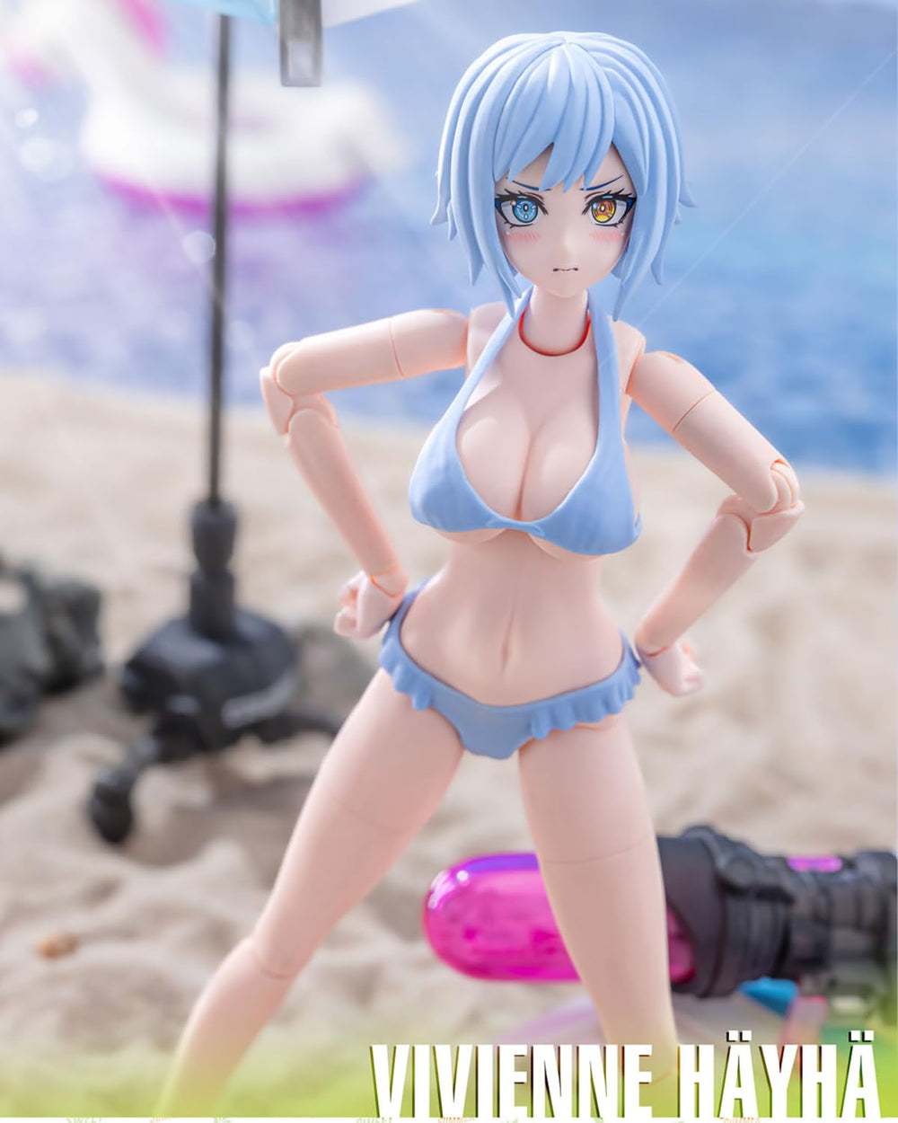 Pipigirl Nuke Matrix figure replaceable faces offer varied expressions.