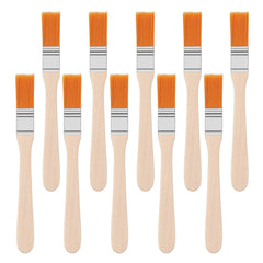 Piriuuo 10pcs brush set with angled tips for precise wall touch-ups and finishes