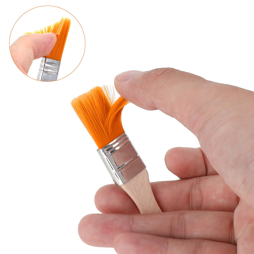 Piriuuo wood-handle brush offering comfortable grip during painting