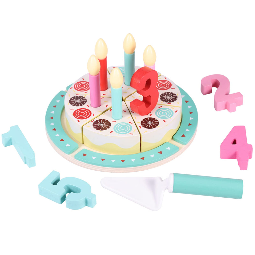 Pithfor kids playing birthday party scene, encourages sharing and role play.