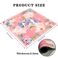 Pittera mahjong mat non slip rubber backing keeps tiles steady