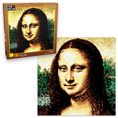 Pix Brix Mona Lisa 6,400-piece set for wall-display pixel art and inspiration.