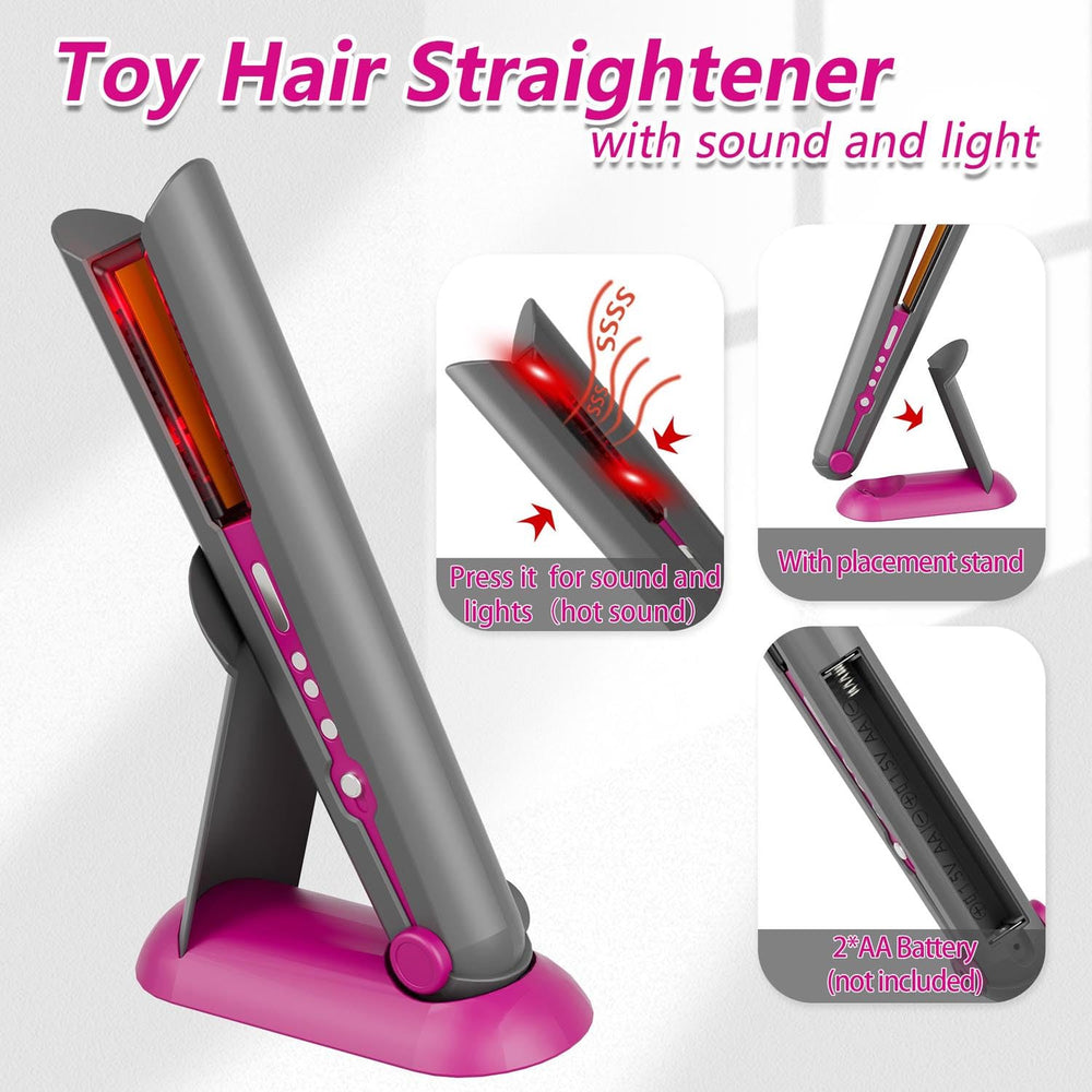 PIXATA hair straightener toy with lights and sounds