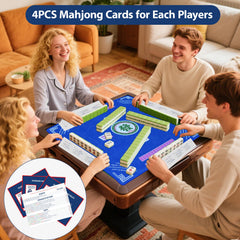 Pixibond Mahjong Rules Cards compact and durable for frequent play