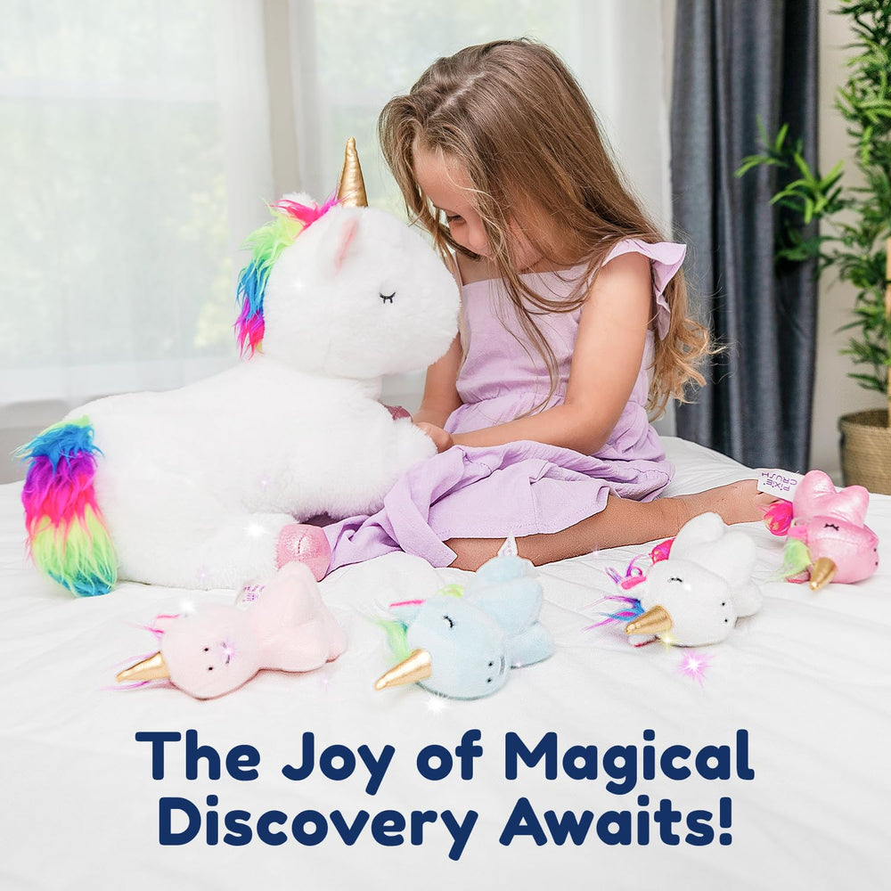PixieCrush unicorns with babies inside mommy, unzippable for delightful surprise.