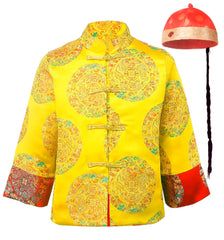 Pixienest dragon Tang suit top displayed for Lunar New Year celebrations.