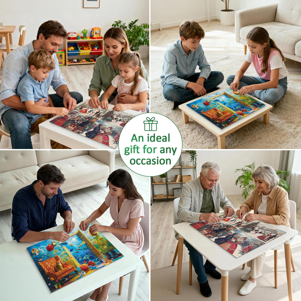 Pixlora gift for puzzle lovers image frames a thoughtful, artful present.