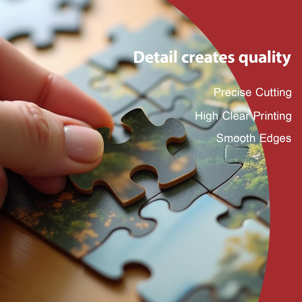 Pixlora dust-free cardboard puzzle offers premium quality and clean pieces.