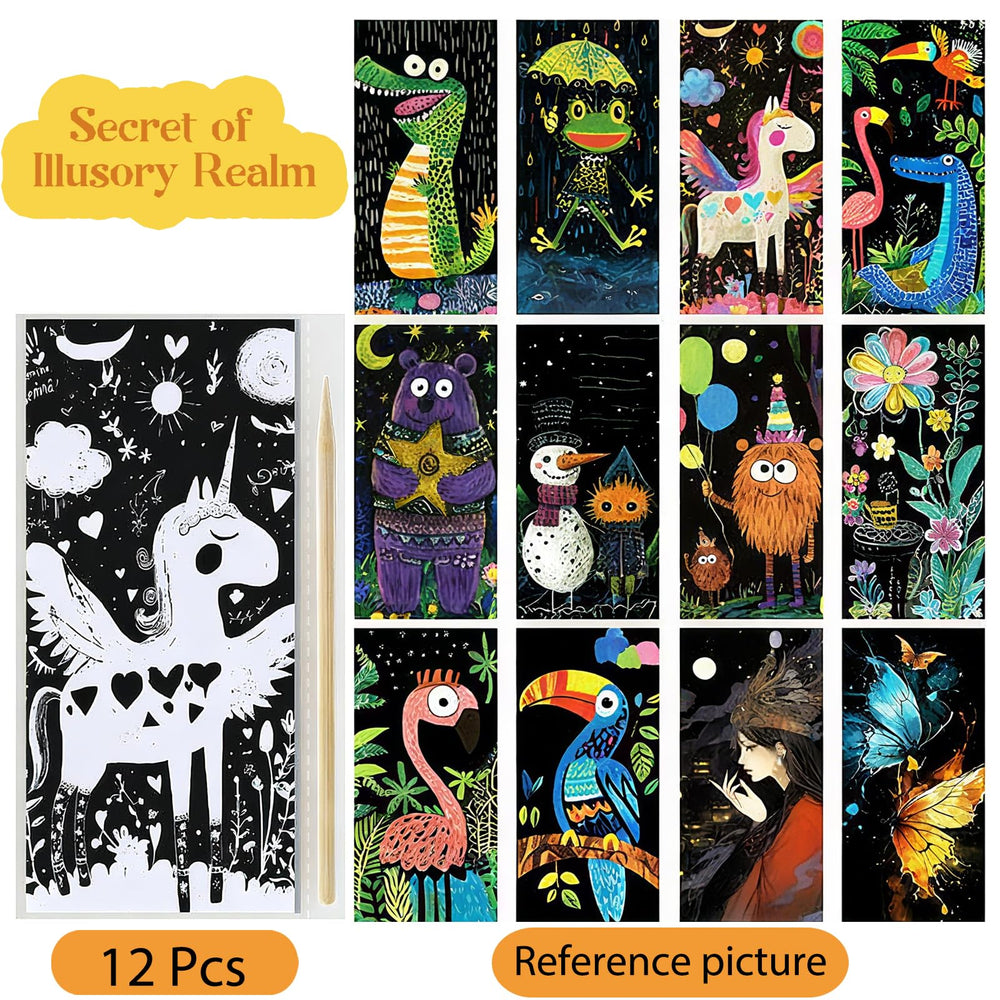 Pixnest party gift scratch art set, perfect for gifting occasions