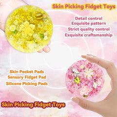 Pixnest Skin Picky Pads compact 3.34-inch size for discreet carry.