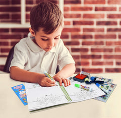 PJ Masks Drawing Diary foil sticker sheets add shiny accents