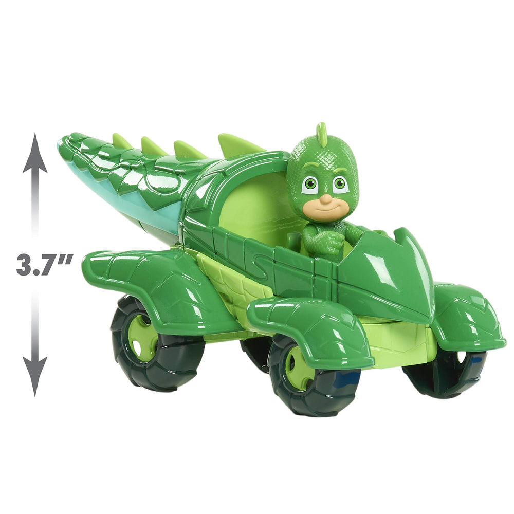 PJ Masks Gekko-Mobile free-rolling wheels support smooth play