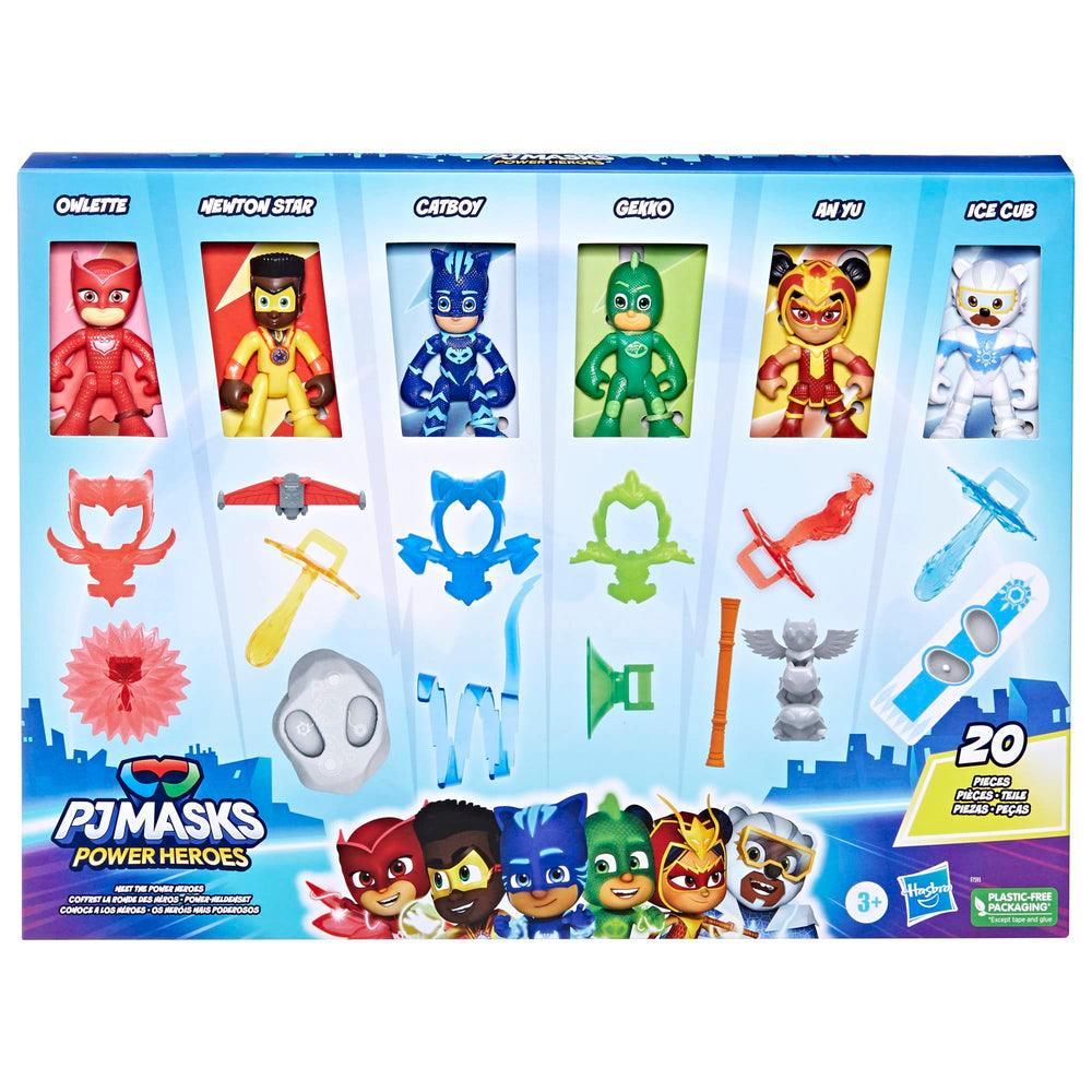 PJ Masks Power Heroes Gecko figure inspires action-packed pretend adventures