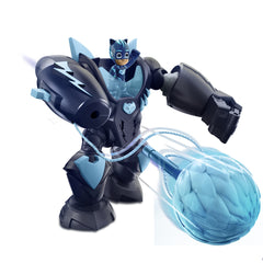 PJ Masks Robo-Catboy power furball launcher adds interactive surprise.